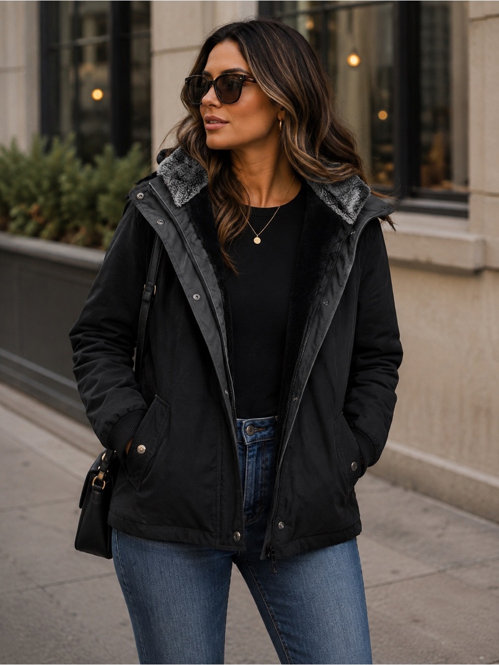 Hollister all weather bomber jacket